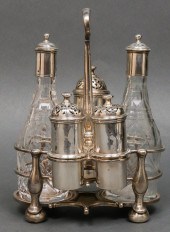 IRISH STERLING SILVER CRUET SE