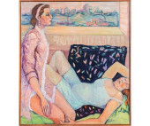 IRMA BARNESS OIL ON CANVAS<br>