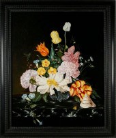 IRMGARD ARVIN OIL ON PANEL "TA