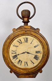 IRON AND PAINTED WATCH SIGNCar