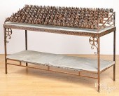 IRON AND SLATE VOTIVE TABLEIro