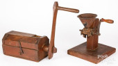IRON AND WOOD COFFEE MILL &AMP