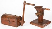 IRON AND WOOD COFFEE MILL & SA