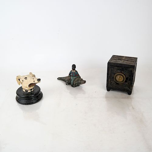 IRON BANK, BOY ON ALLIGATOR & METAL