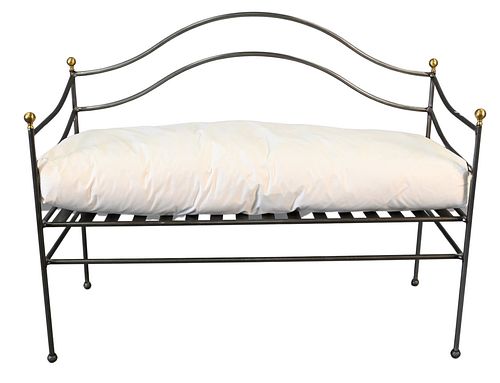 IRON BENCH, ALONG WITH AN