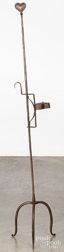 IRON BETTY FLOOR LAMP, 19TH