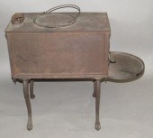 IRON BOX STOVEca. 1840; on lon