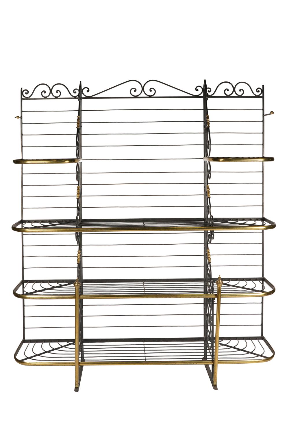 IRON & BRASS BAKERS RACKiron and