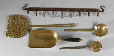 Iron, brass cooking utensils: