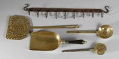 Iron, brass cooking utensils: