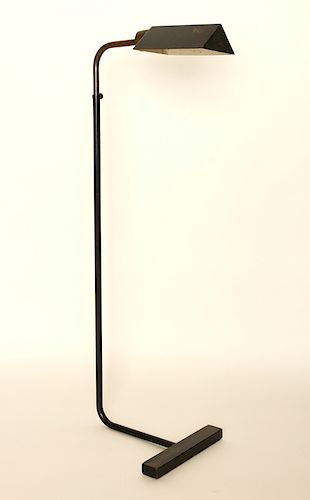 IRON BRASS FLOOR LAMP MANNER CEDRIC