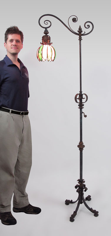 IRON BRIDGE FLOOR LAMP WITH
