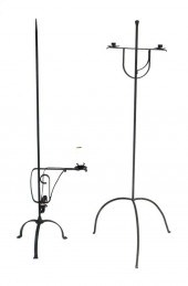 IRON CANDLESTAND AND BRIDGE FL