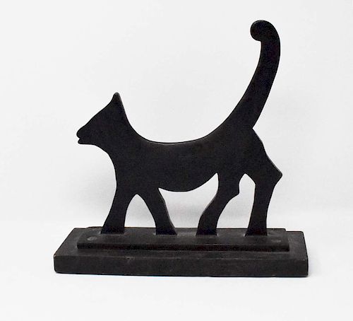 IRON CAT SILHOUETTE DOOR STOPIron