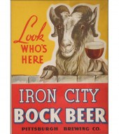"Iron City Bock Beer, Pittsbur