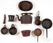 IRON COOKWARE AND HEARTH EQUIP