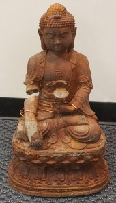IRON-DIPPED CAST GARDEN FIGURE