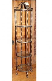 IRON DISPLAY STANDA gold leafe
