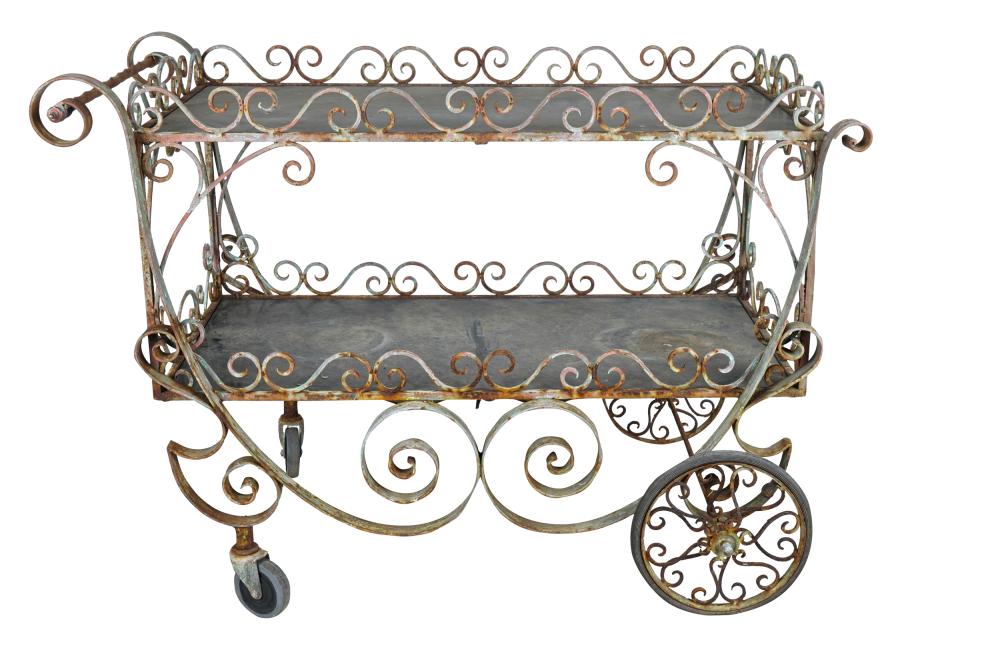 IRON FLOWER CARTon wheels