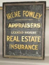 "IRON FOWLEY REAL ESTATE-INSUR