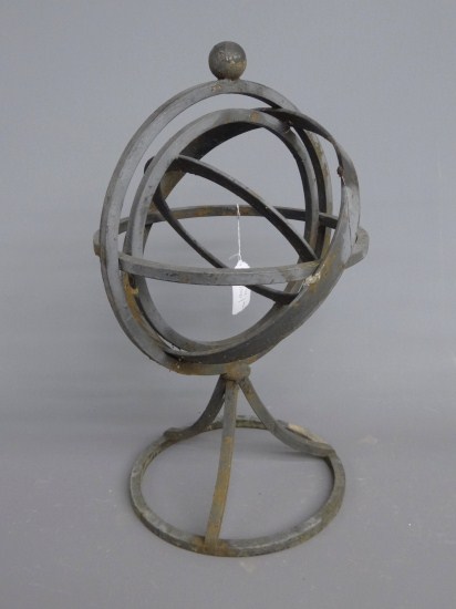 Iron garden ornament. 19 1/2'' Ht.