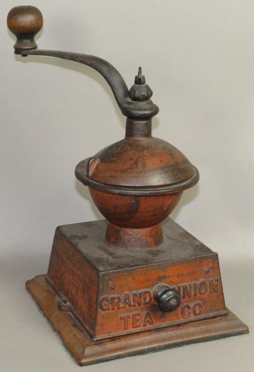 IRON "GRAND UNION TEA CO" COFFEE