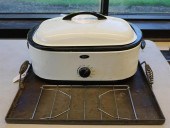 IRON GRILL PAN AND AN OSTER RO