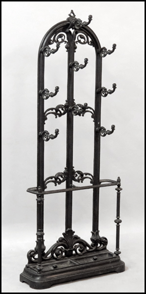 IRON HALLTREE. H: 71.5'' W: 30'' D: