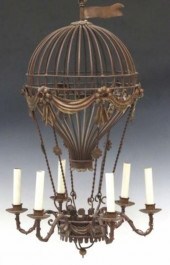 IRON HOT AIR BALLOON 6-LIGHT I