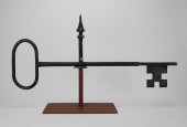 IRON 'KEY' WEATHERVANEHand wro