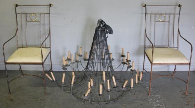 Iron Lot Including a Vintage Wire