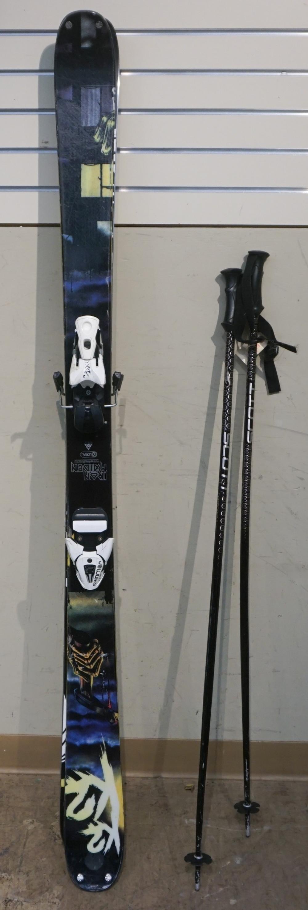 IRON MAIDEN SKIS IN CARRYING