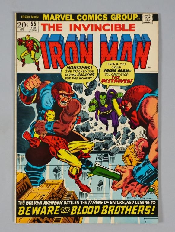 IRON MAN 55 1ST THANOS 1ST DRAX 1ST
