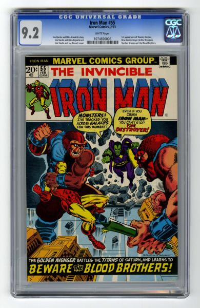 Iron Man #55 CGC 9.2 Marvel