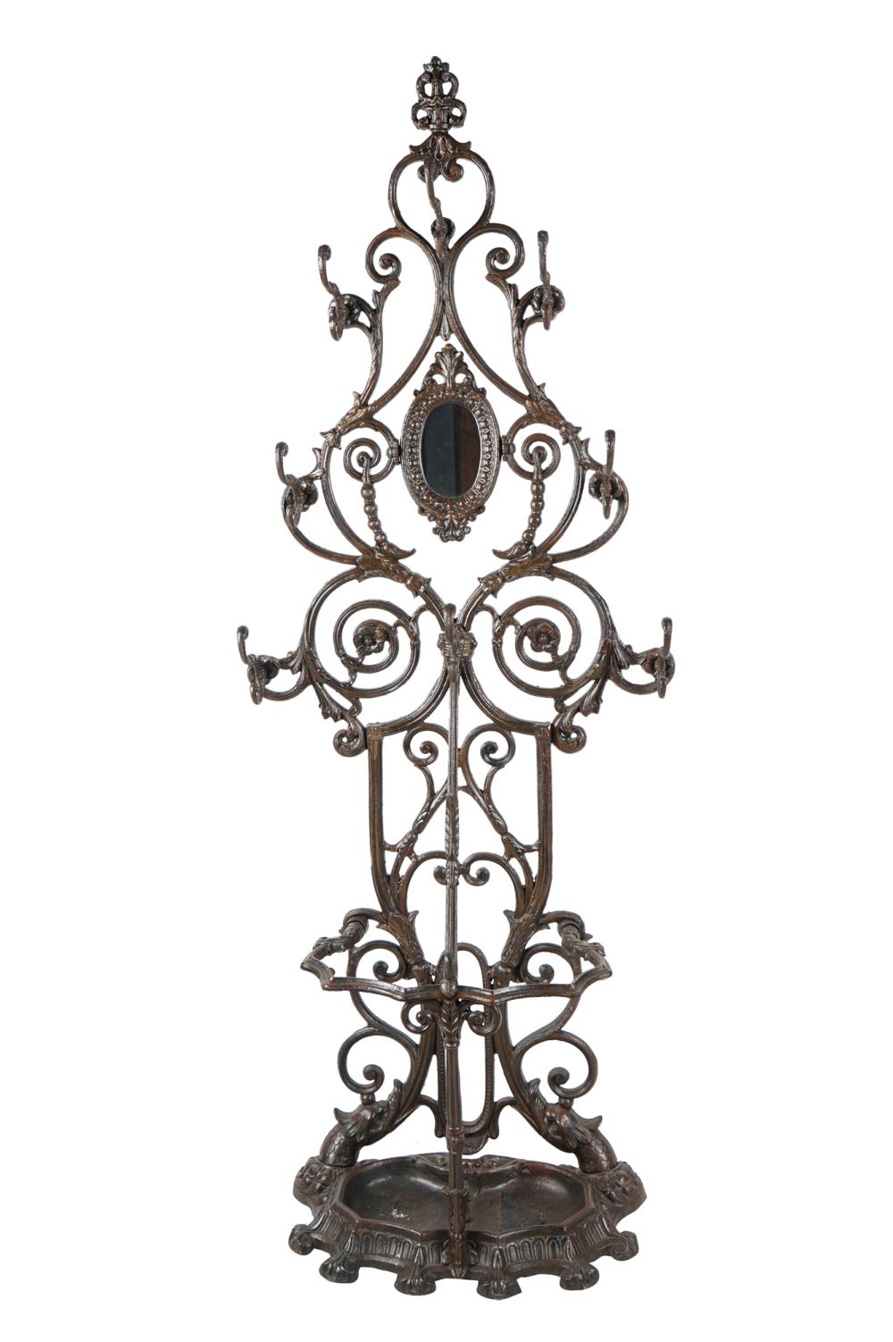 IRON MIRRORED BACK HALL