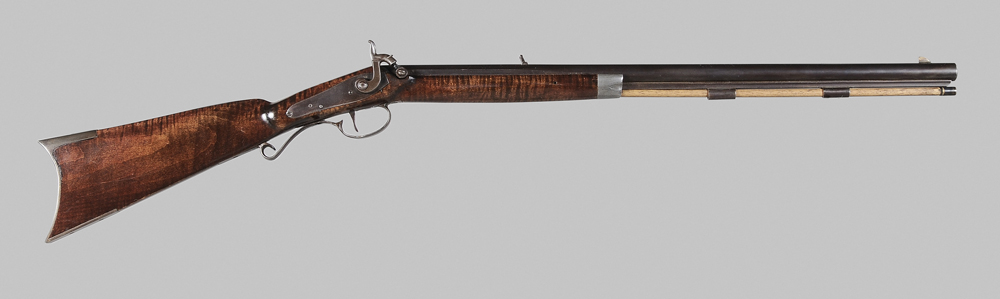 Iron-Mounted Curly Maple Half-Stock