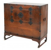IRON-MOUNTED TANSU CABINETIron