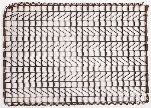 IRON MUD RUG, 19TH C.Iron mud