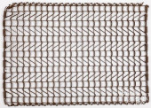 IRON MUD RUG, 19TH C.<br>Iron