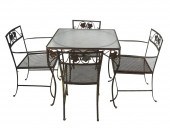 IRON PATIO DINING SETcomprisin