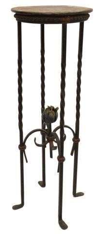 IRON PLANT STAND ON SPIRALED