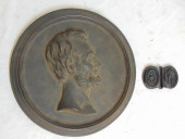 IRON PLAQUE, LINCOLN PROFILE &