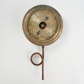 IRON PRESSURE GAUGEA ten-inch