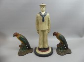 IRON SAILOR & PAIR BIRD DOORST