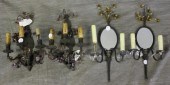 Iron Sconces with Glass Fruit.