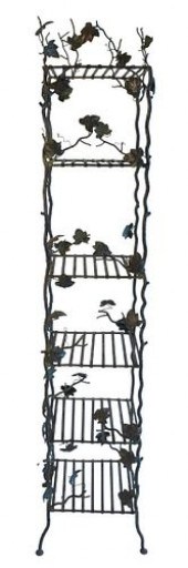 IRON SIX SHELF ETAGERE, HEIGHT