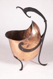 IRON STRAPPED HANGING COPPER C