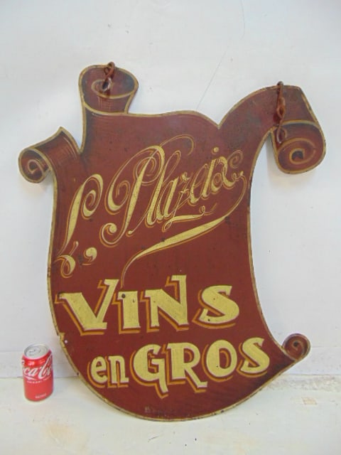 IRON STREET SIGN, L. PLAZEIX,