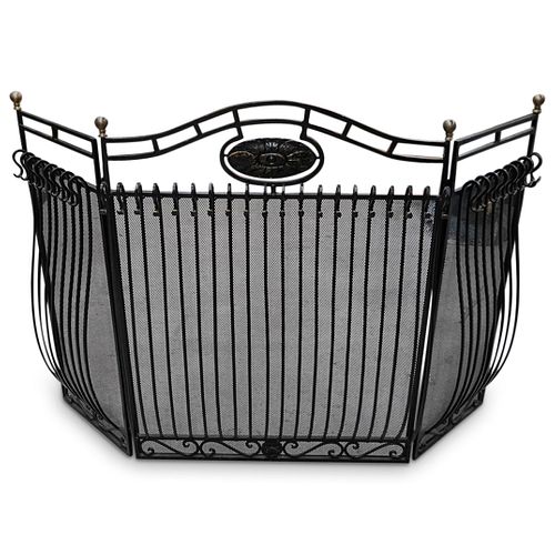 IRON TRI-FOLD FIREPLACE