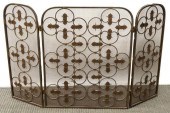 IRON TRI-FOLD IRON FIREPLACE S